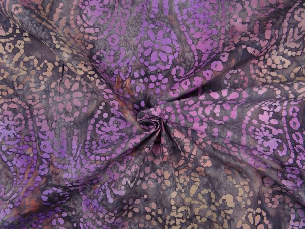 Bluse, Batik , lila / mauve
