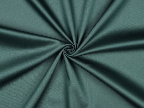  Blusenstoff , Baumwollsatin, uni, grün