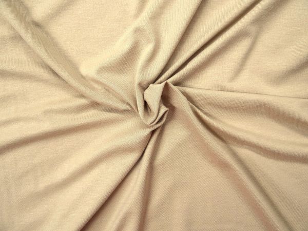 Jersey Viskose beige