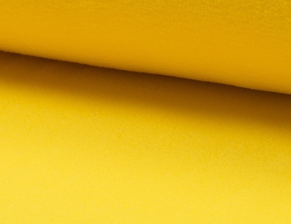 0032-331 Fleece gelb uni