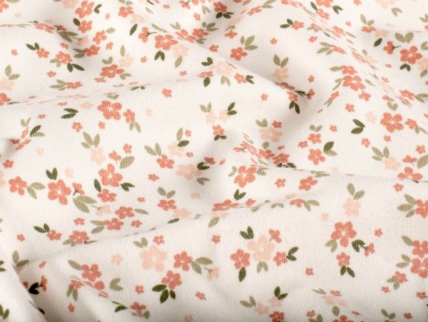 Jersey , Millefleurs, ivory / pastell Jersey , Millefleurs, ivory / pastell