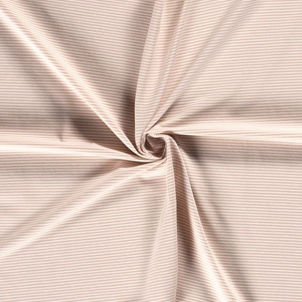 18489-111 Jersey , Streifen, lachs/ecru