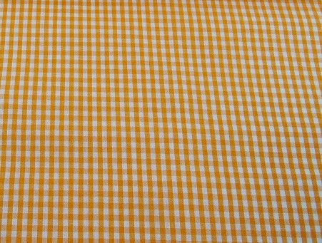 100 % Baumwolle Karo orange 5mm  100 % Baumwolle Karo orange 5mm