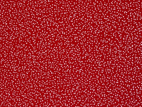 Dekostoff Punkte rot 