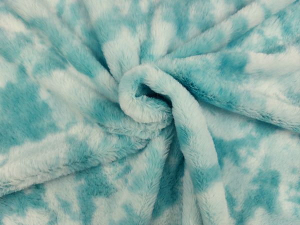 Fleece Wellness Fleckenmuster, bleu