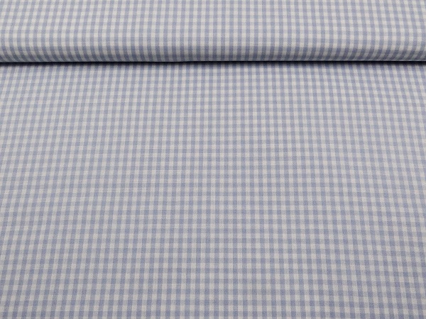 SW252-003-hellblau 100 % Baumwolle Karo hellblau 3 mm