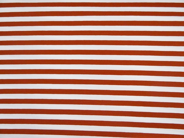 n11814-056-2 Jersey Streifen terra/weiß