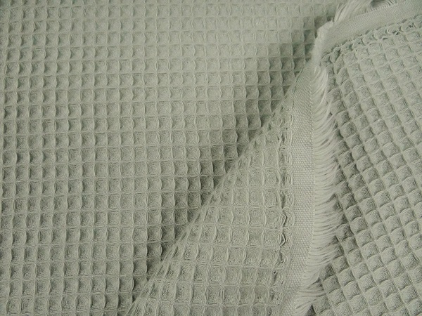 Waffelpique dusty mint