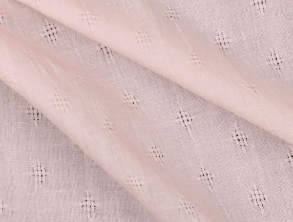 Baumwollstoff, Webmuster, rose