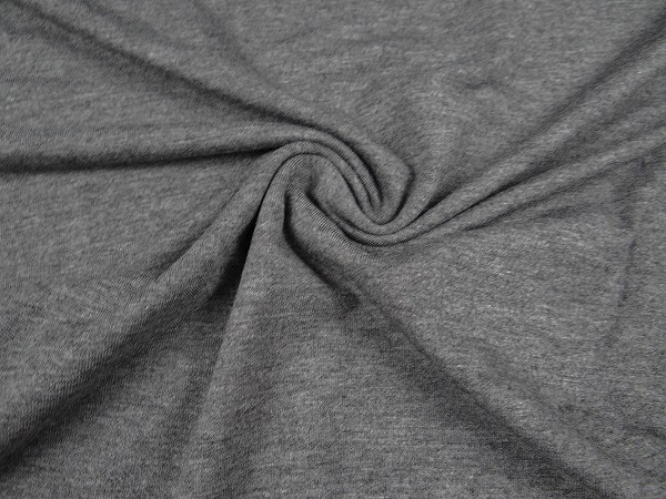 Jersey Viskose grau melange