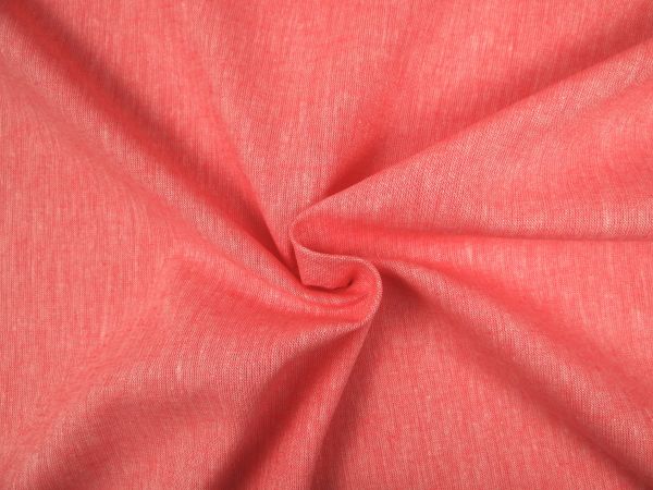 Leinen/ Baumwollmix, uni apricot melange 