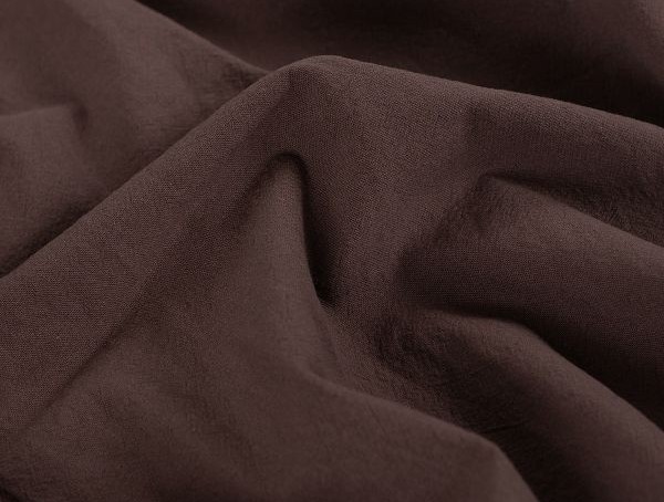 Baumwollstoff, 100 % Baumwolle , sand washed, braun