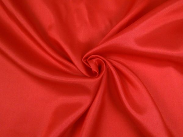 Futterstoff 100 % Acetat orangerot