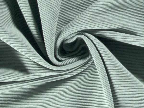 Jersey , Rippenware, eisblau