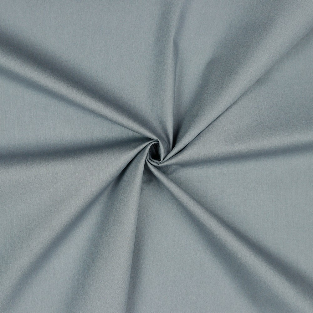100 % Baumwolle steingrau uni