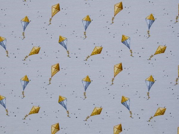 Jersey , Drachen, hellblau Jersey , Drachen, hellblau