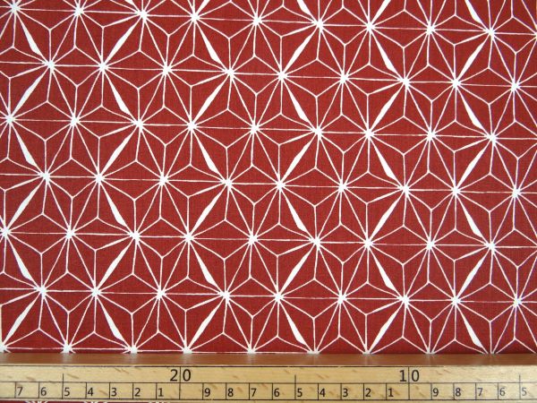 Abschnitt beschichtete Baumwolle, Sterne ,terra