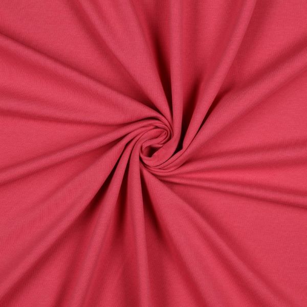 Sweatshirt geraut pink uni 