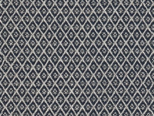 Dekostoff Jacquard, Diamant blau