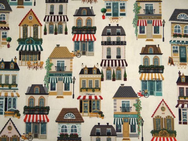 Dekostoff, Stadthäuser, Frankreich