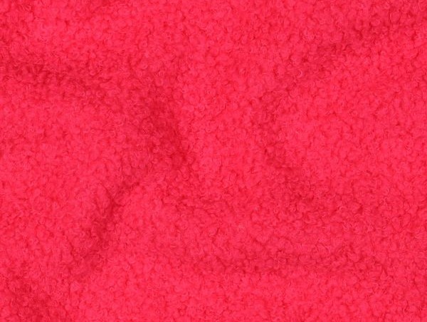 Teddy Fleece double face neon pink