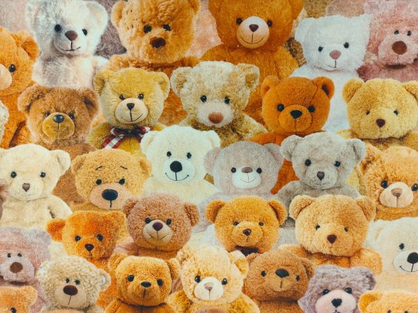 Dekostoff , Teddybär Dekostoff , Teddybär