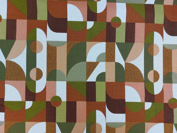 Dekostoff , Jacquard, abstrakt, bronce Dekostoff , Jacquard, abstrakt, bronce