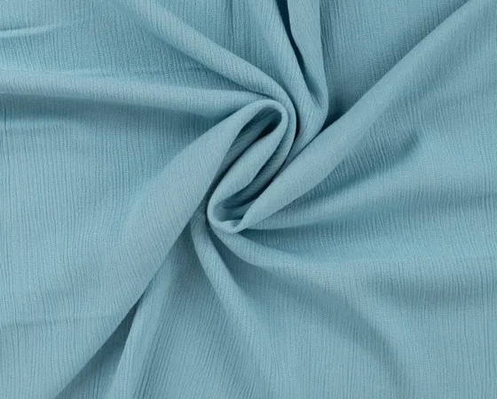  Blusenstoff , Viskose Crincle, dusty blue
