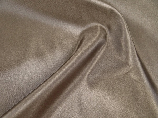 Futterstoff 100 % Polyester taupe
