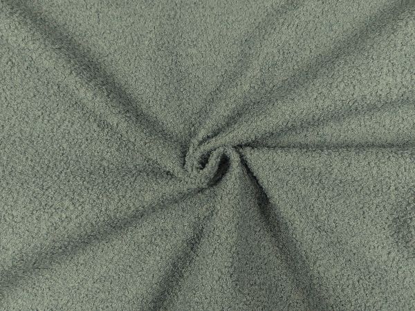 Teddy Bouclé / Rückseite Fleece, uni soft jade Teddy Bouclé / Rückseite Fleece, uni soft jade