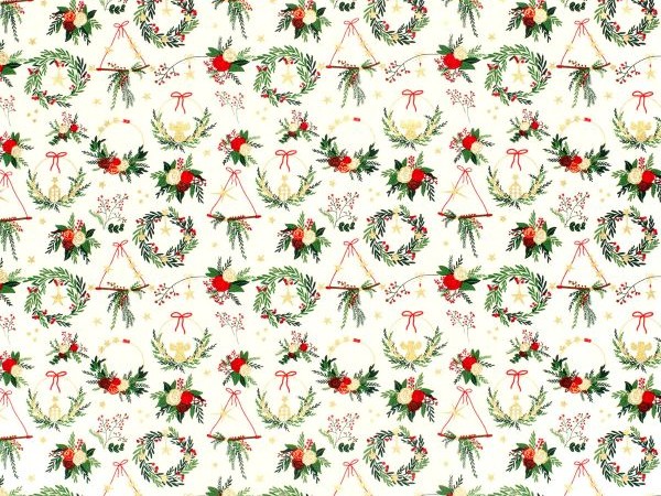 Webstoff Baumwolle , Baumschmuck und mehr, ecru Webstoff Baumwolle , Baumschmuck und mehr, ecru