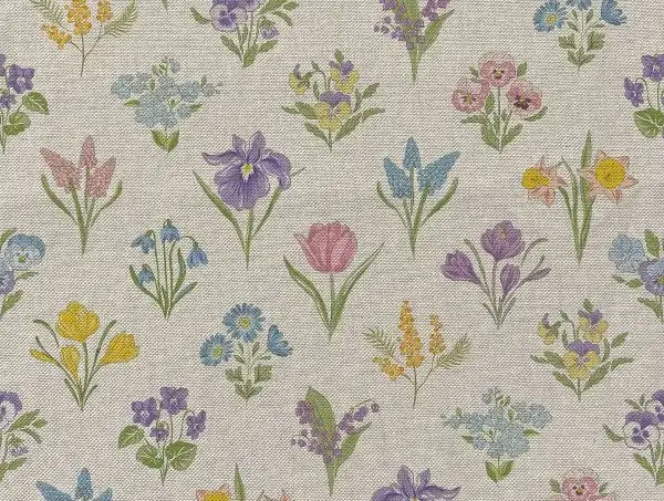 Dekostoff , Wiesenblumen Dekostoff , Wiesenblumen