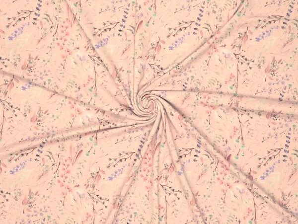 Jersey Kräuterwiese rosa Jersey Kräuterwiese rosa