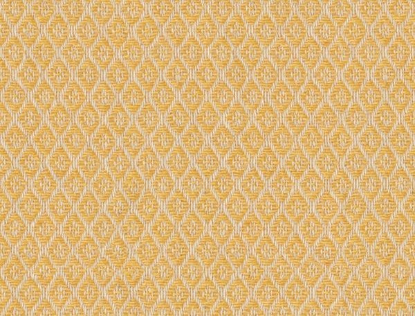 Dekostoff Jacquard, Diamant, warm yellow