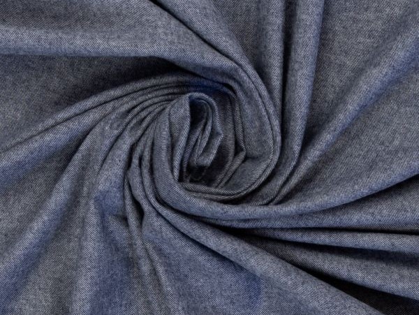Flanell, uni graublau Flanell, uni graublau