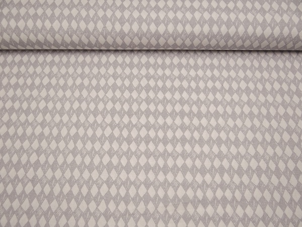 Ve-07669-204-bedr-BW-Raute-grau-weiss Rautenmuster, grau