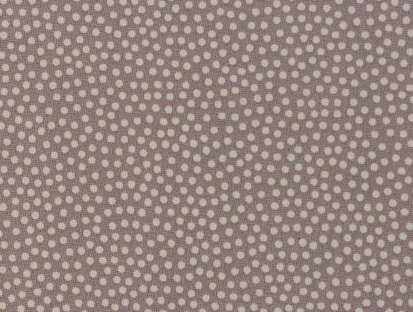 100 % Baumwolle Punkte grau