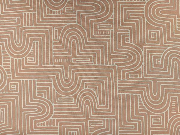 Dekostoff, Blätter, graphisches Muster Dekostoff, Blätter, graphisches Muster