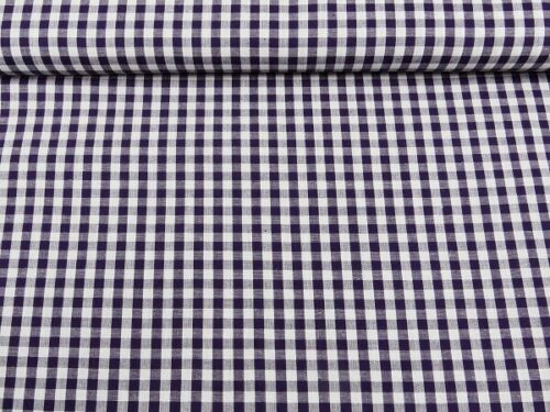 597-005 100 % Baumwolle Karo blau 5 mm