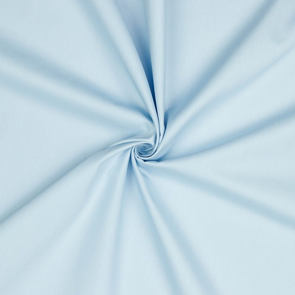 6006-058-babyblau 100 % Baumwolle hellblau