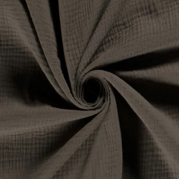 03001-054 Musselin, dusty oliv