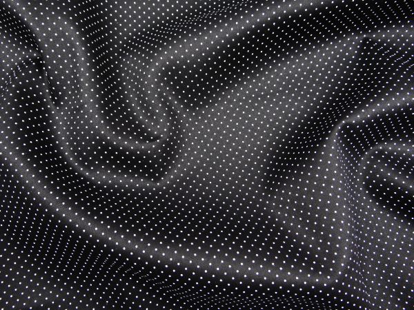 Trachtenstoff, Pünktchen, schwarz