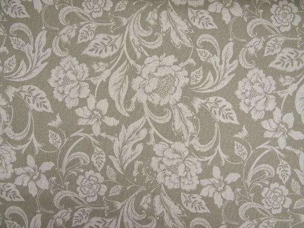 Dekostoff Blumen sand