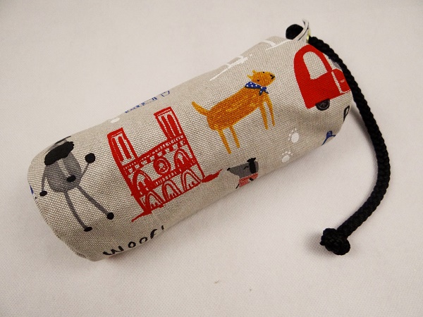 Futterbeutel-Hunde-in-Paris-2 Futterbeutel mit Innenfutter Französischer Hund