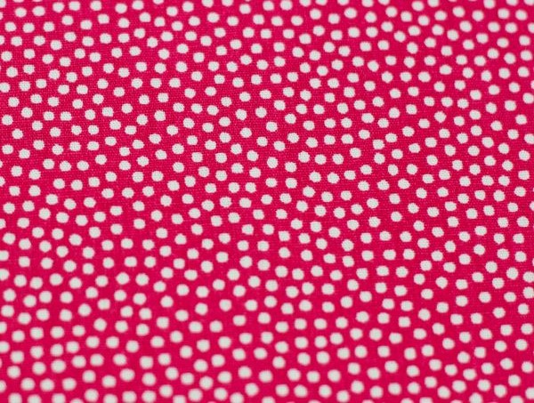 100 % Baumwolle Punkte pink