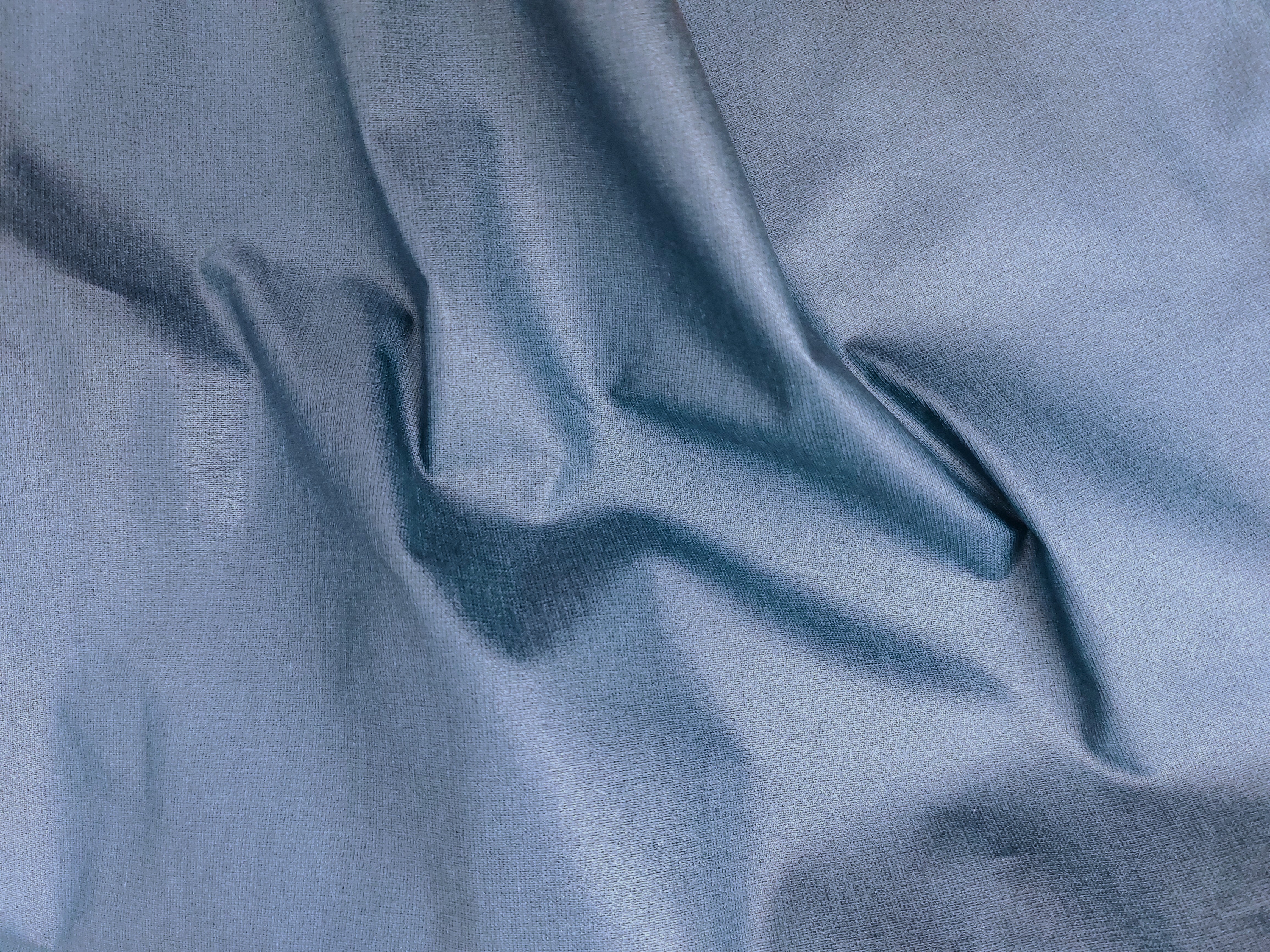 Abschnitt beschichtete Baumwolle, stahlblau