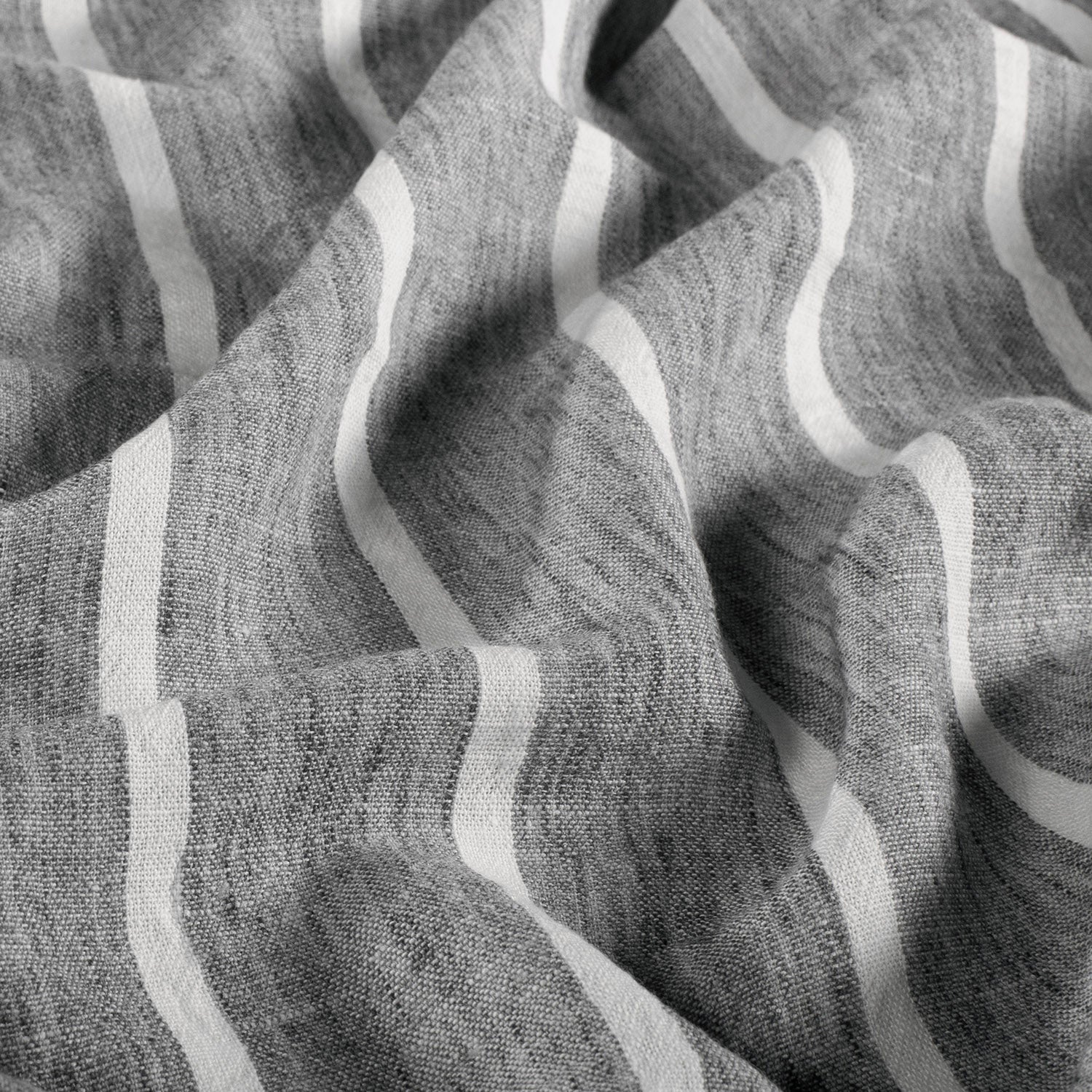 Streifenstoff, leicht , grau / weiß Streifenstoff, leicht , grau / weiß