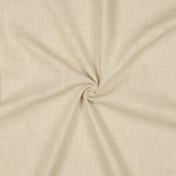 Leinen uni beige