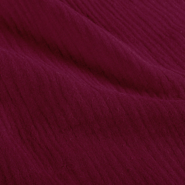 Musselin, aubergine