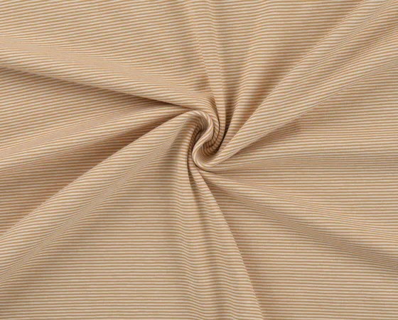 Jersey , Streifen, ocker/ecru Jersey , Streifen, ocker/ecru